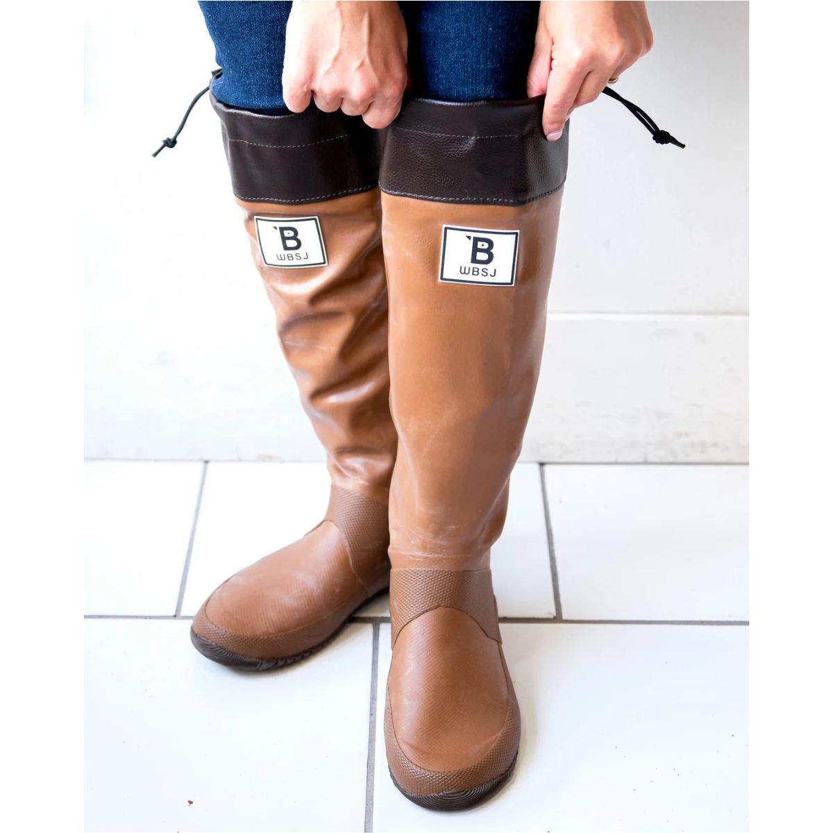WBSJ Rain Boots — Camel (Limited Edition) - Public Mercantile