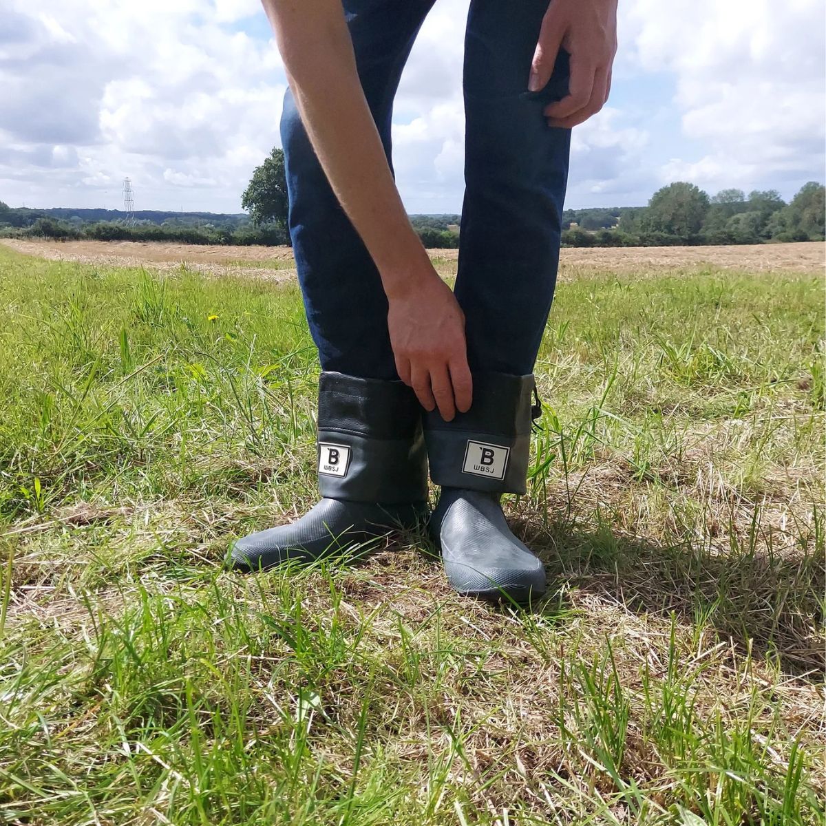 WBSJ Rain Boots — Khaki Short