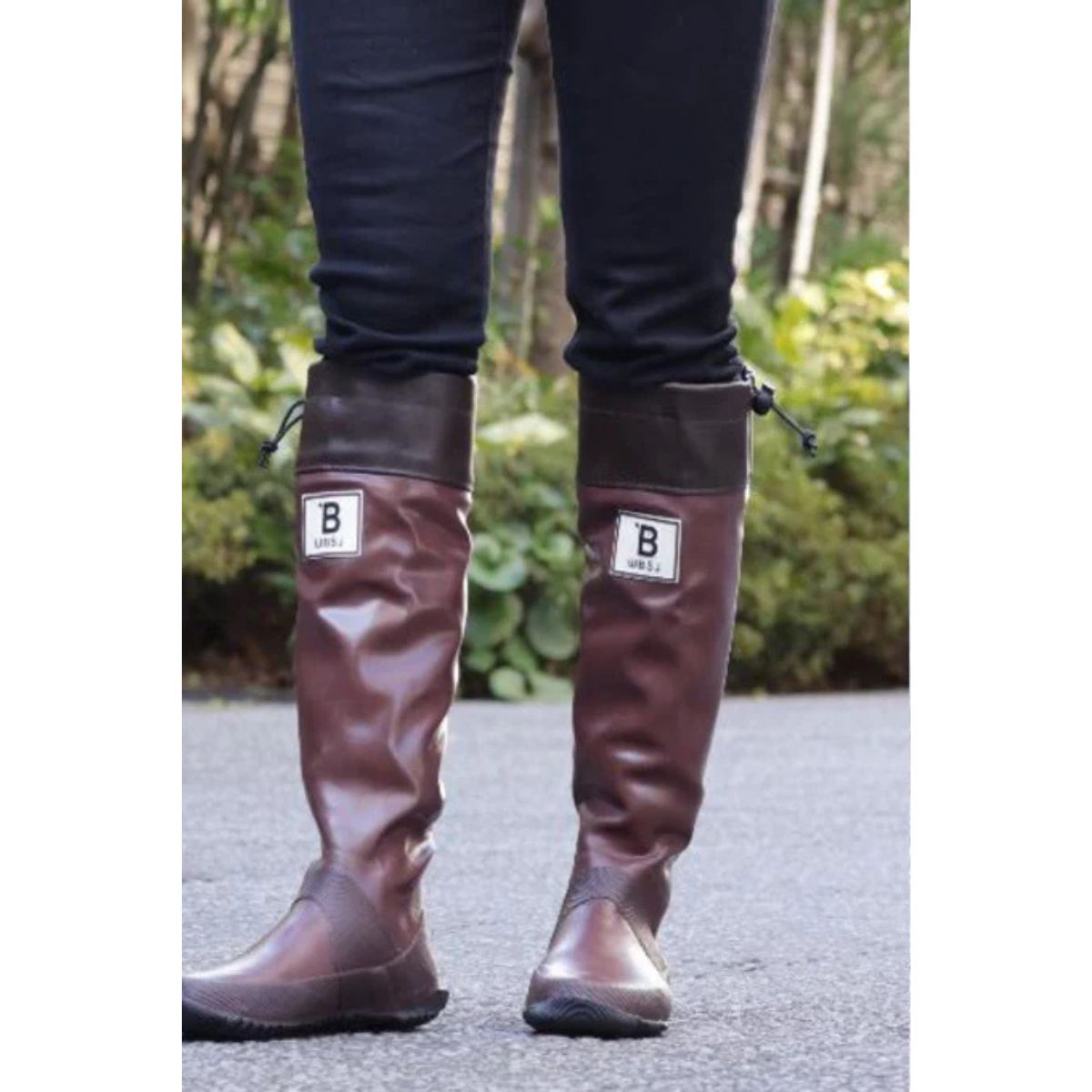 WBSJ Rain Boots — Wine