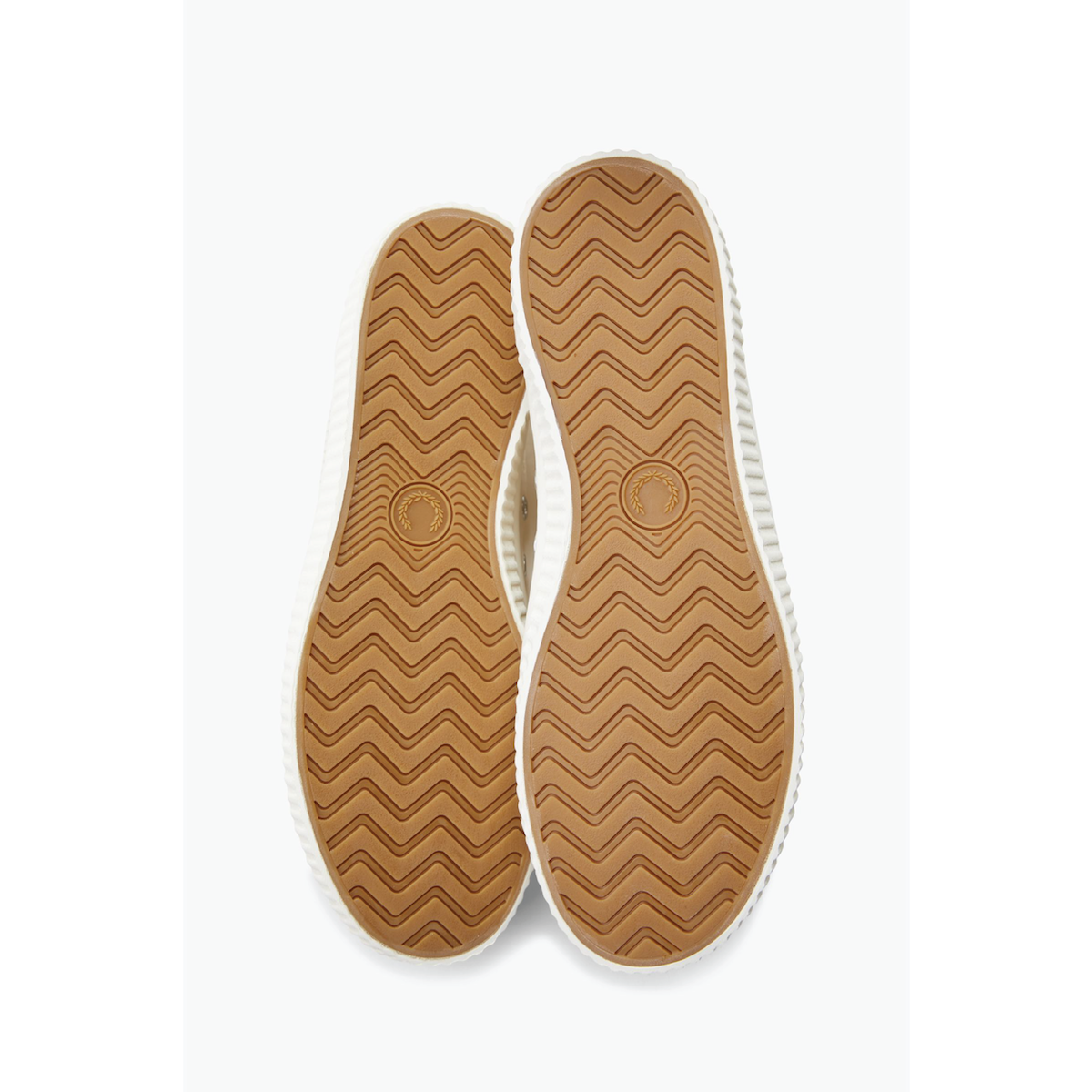 Fred Perry Hughes Mesh Plimsoll Shoe — Ecru/Warm Stone - Public Mercantile