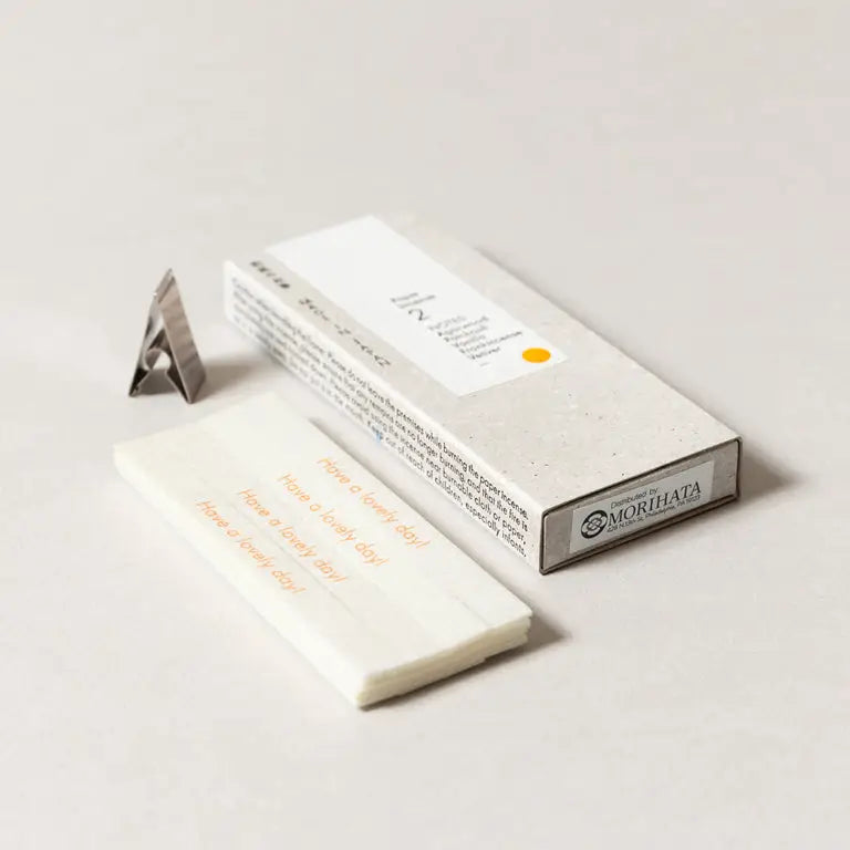 Washi Paper Incense Strips — #2 Elegant Agarwood - Public Mercantile