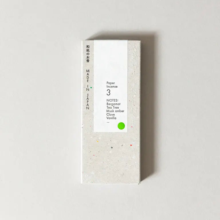 Washi Paper Incense Strips — #3 Deep Citrus - Public Mercantile