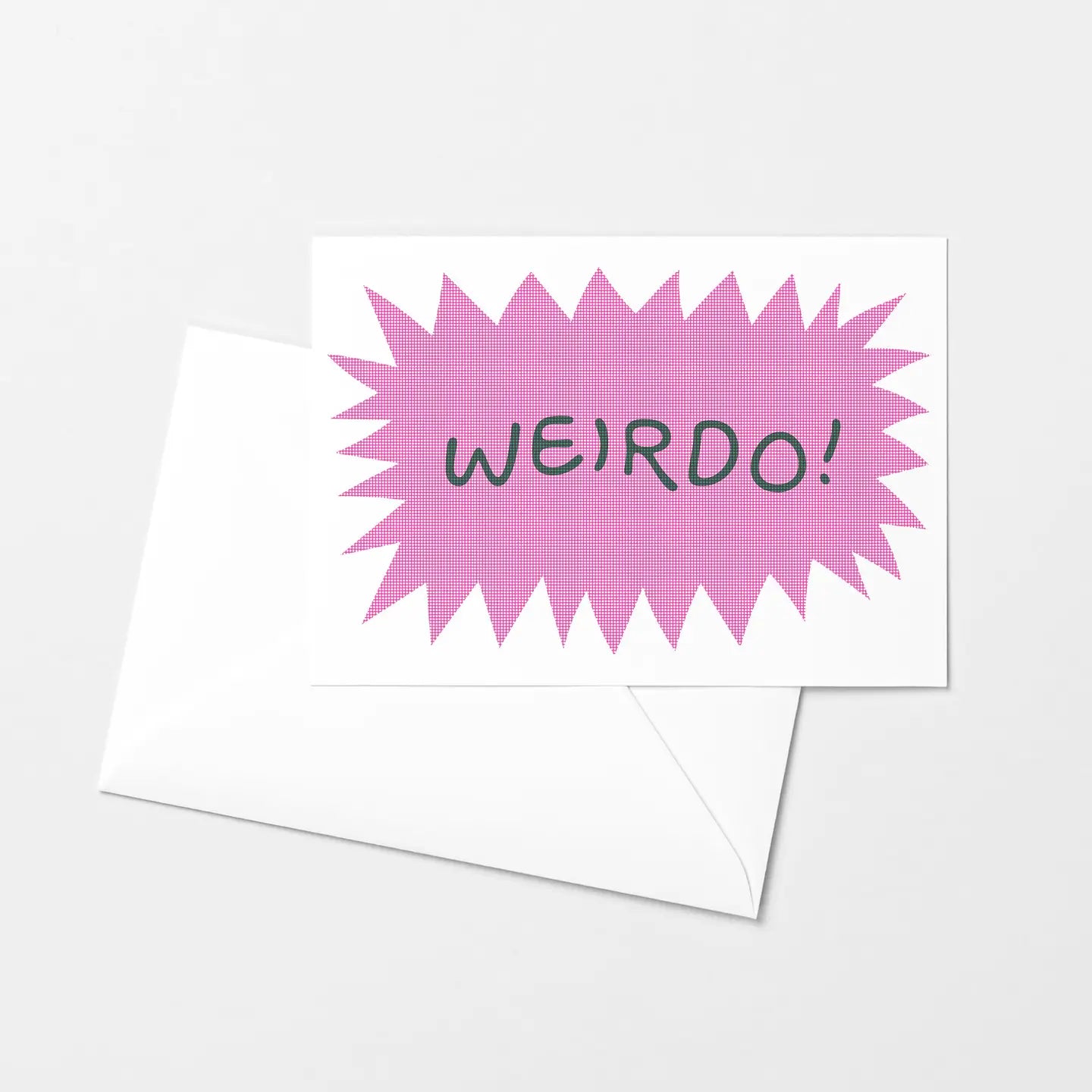 Weirdo Risograph Card