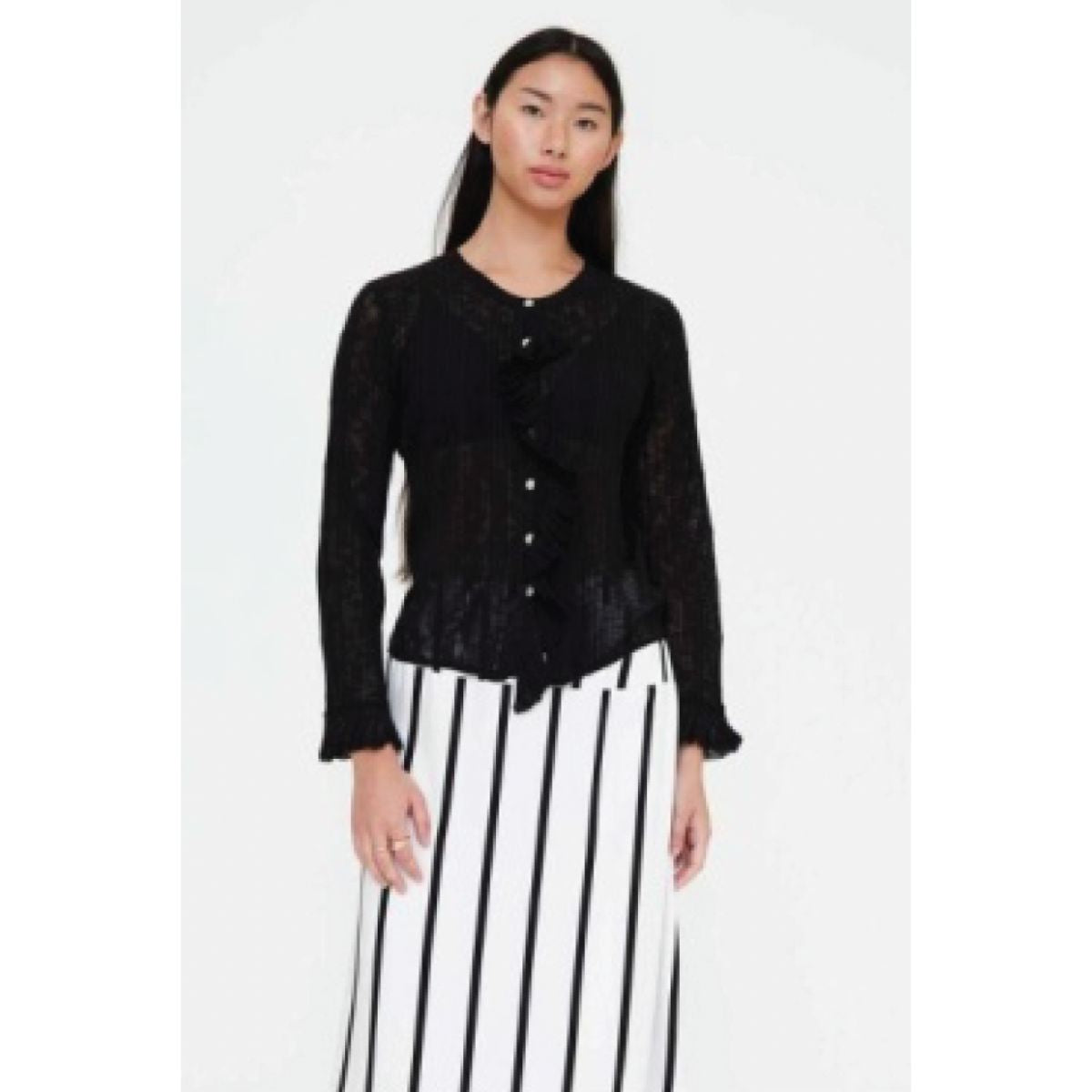 Black Sheer Cardigan — Wild Pony - Public Mercantile