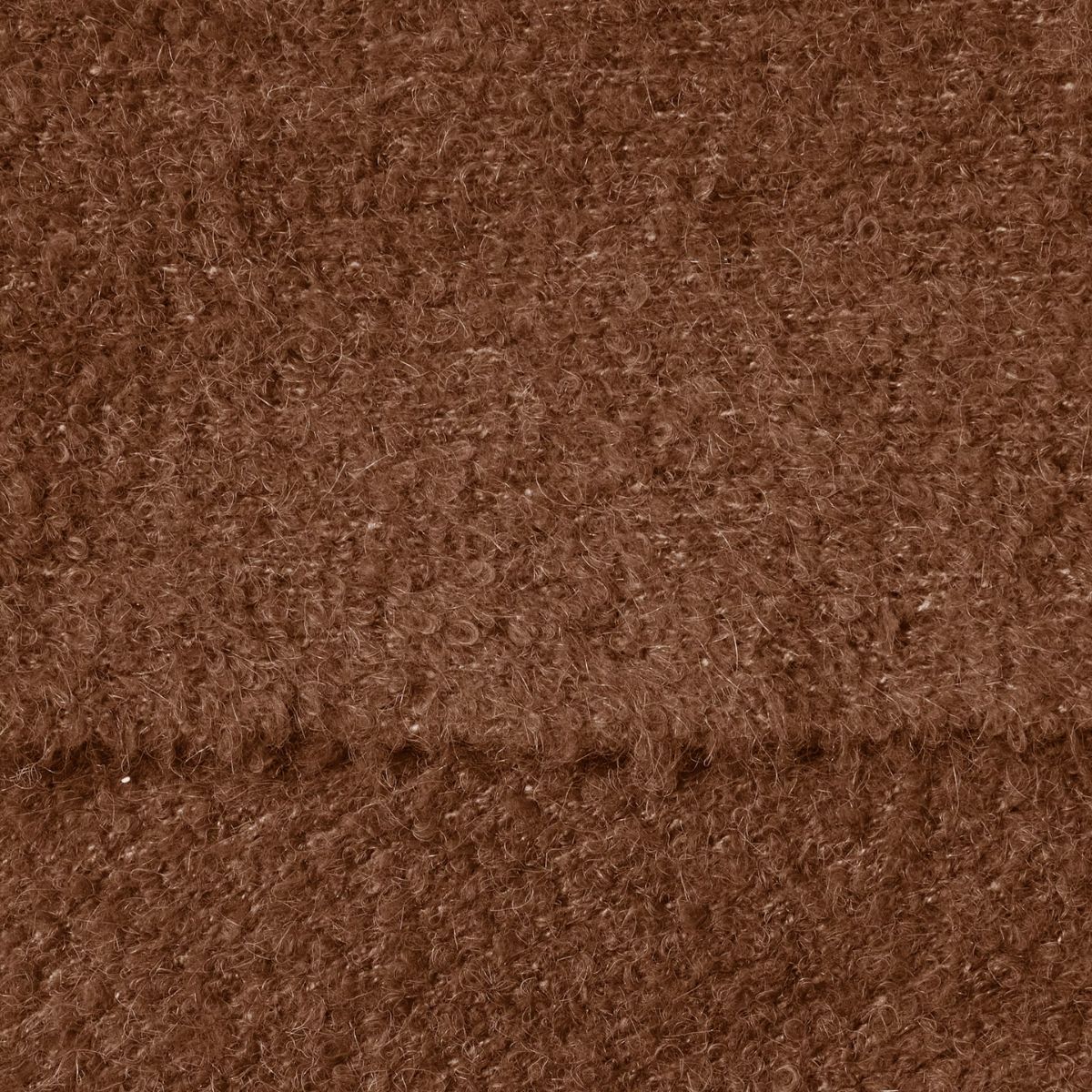 Wool Blend Triangle-Tip Scarf — Coffee Bean
