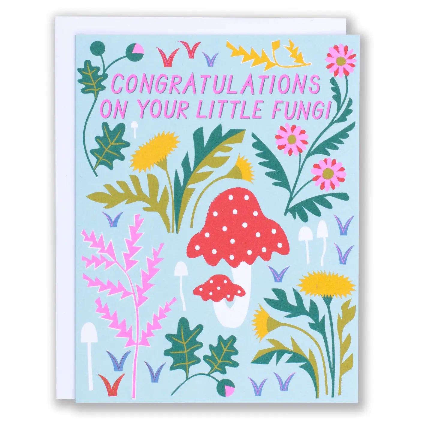 Congratulations Little Baby Fungi Card - Public Mercantile