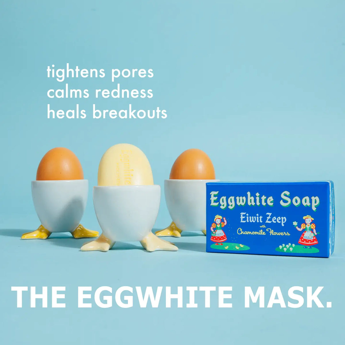 Eggwhite & Chamomile Facial Mask Bar - Public Mercantile