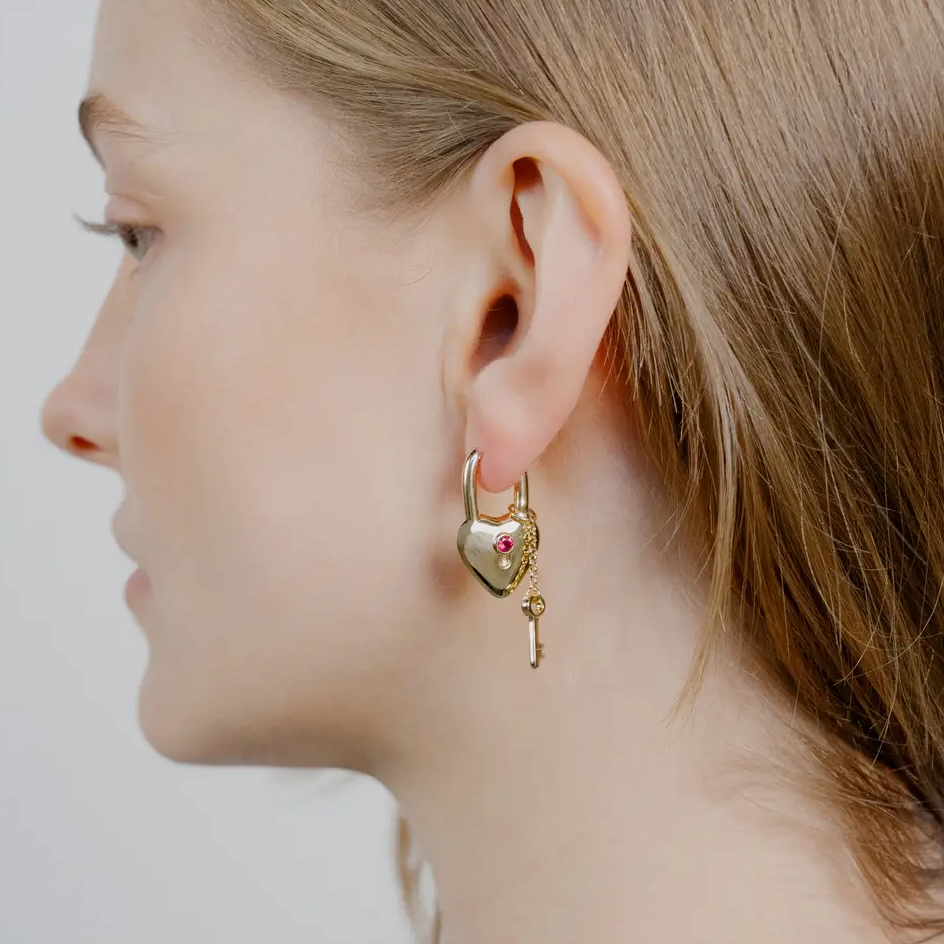 Loula Hoops Gold - Kara Yoo - Public Mercantile