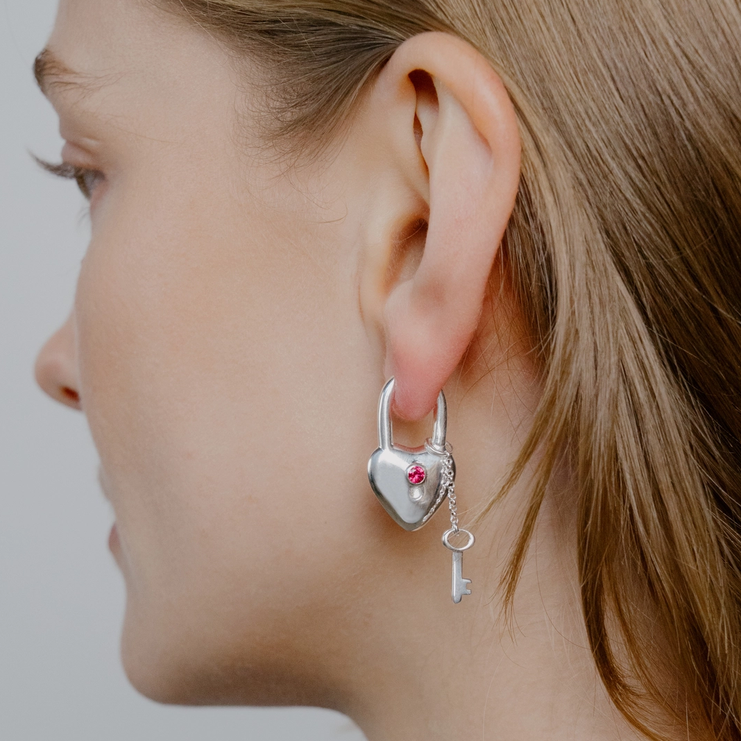 Loula Hoops Silver - Kara Yoo - Public Mercantile