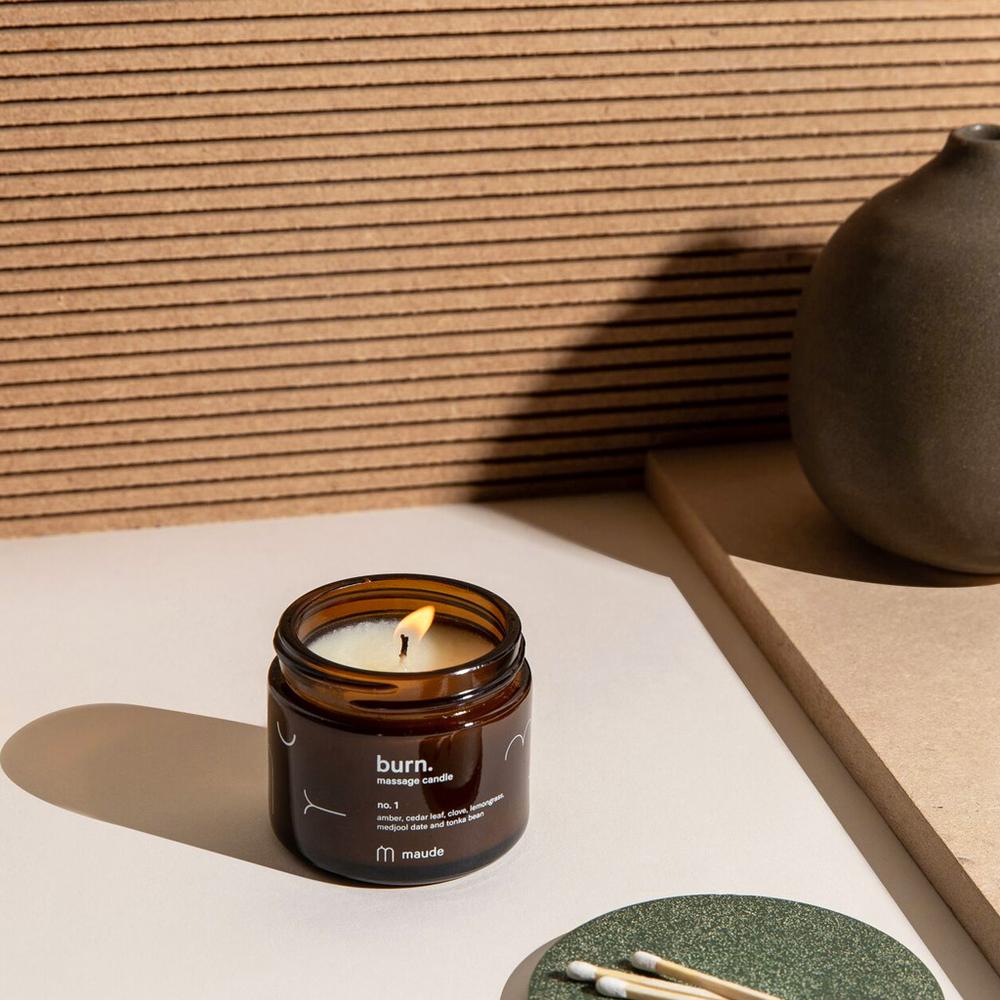 maude Burn No 1 - Skin-Softening Massage Candle - Public Mercantile