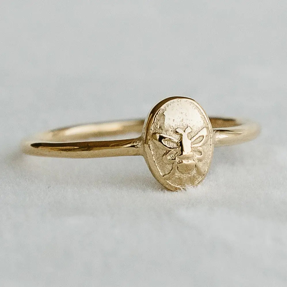 Bee Signet Ring - Public Mercantile