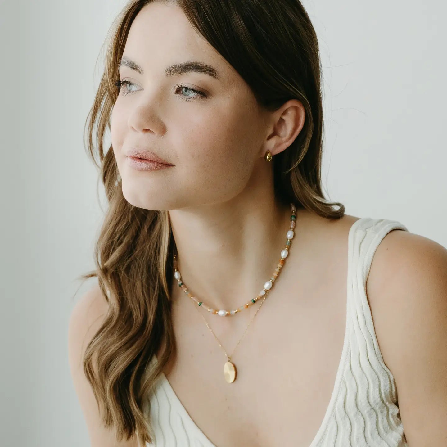 Amelie Necklace — Petite Gold - Public Mercantile