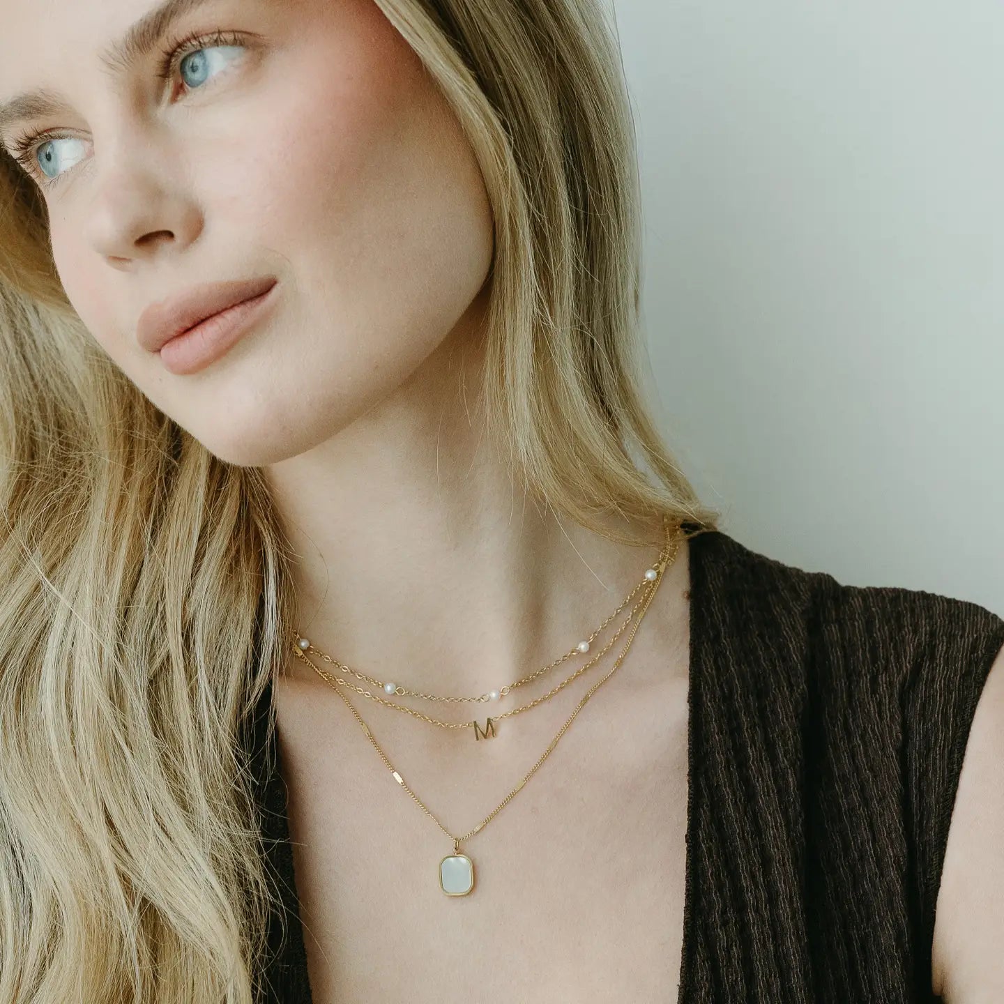 Aurelia Necklace — Petite Gold - Public Mercantile
