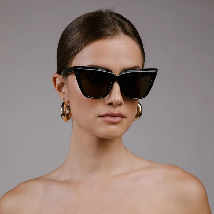 Shady Lady Priscilla Sunglasses - Black - Public Mercantile