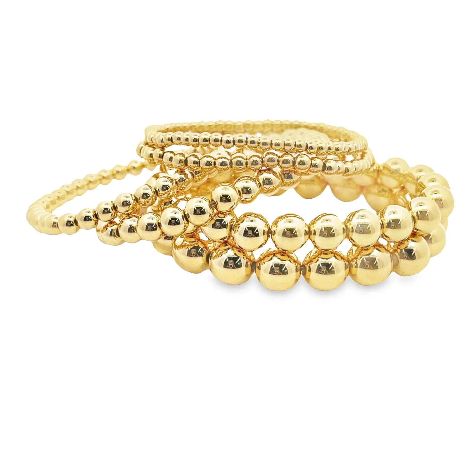 18k Gold-Plated Bead Bracelet - Public Mercantile