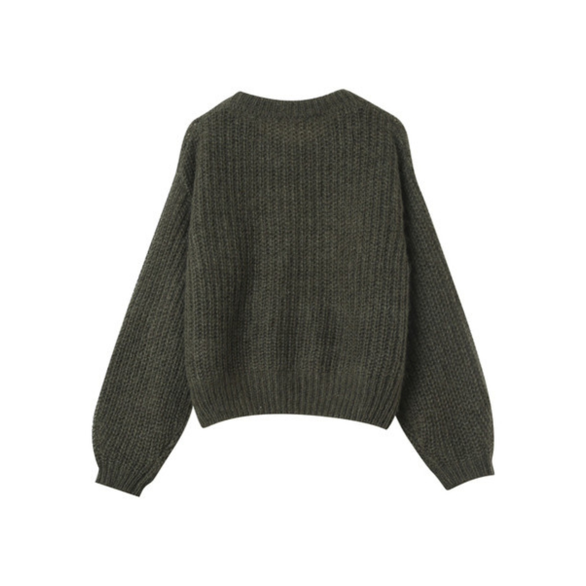 Grace & Mila Paris Naissance Kid Mohair Sweater — Khaki