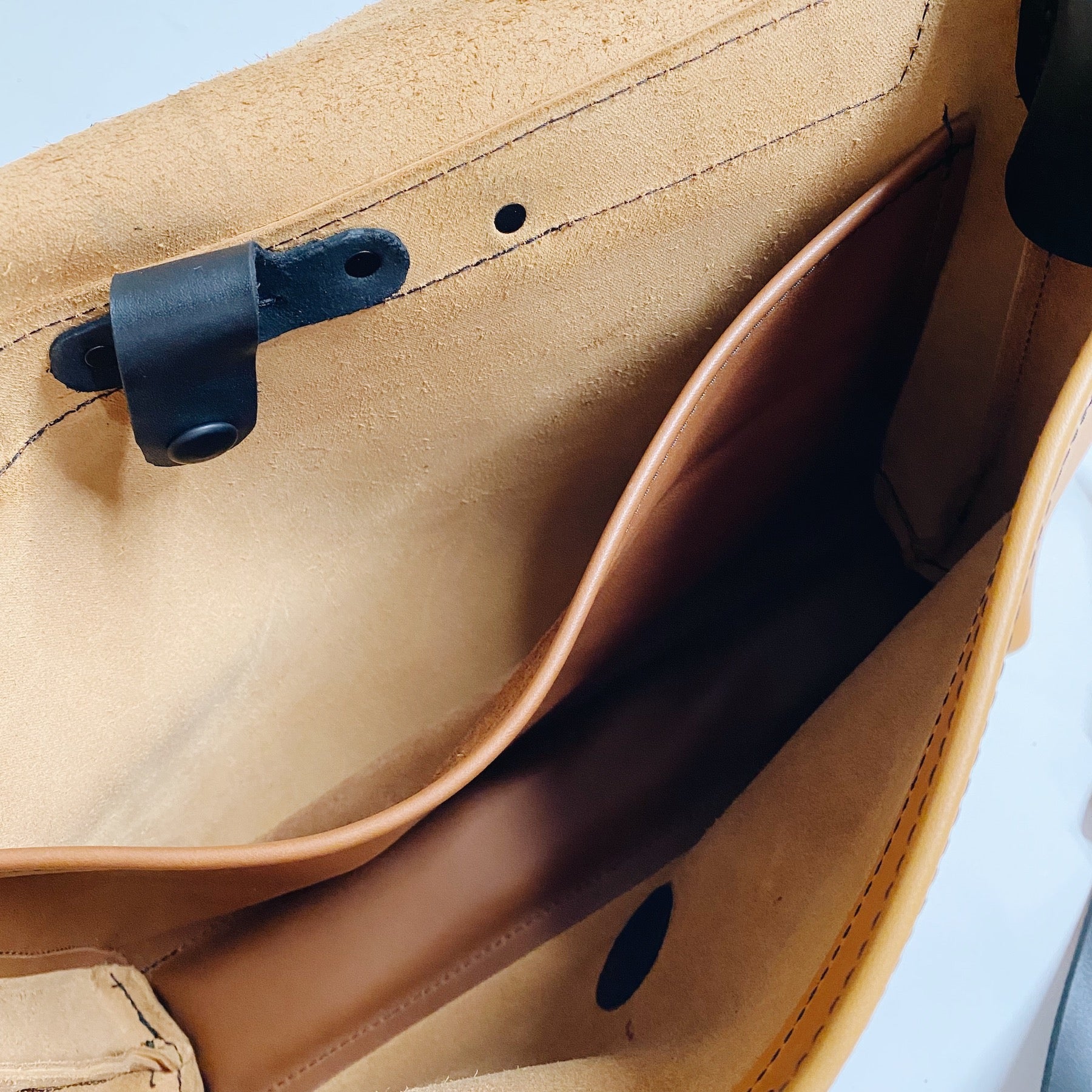 Oxford Leather Courier Bag