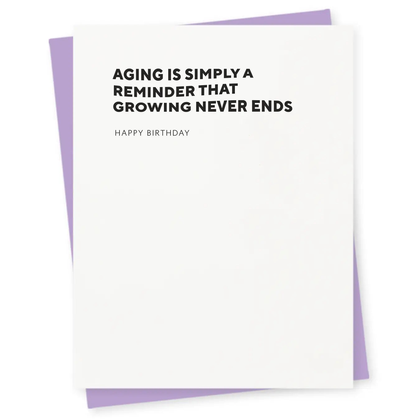 Aging Birthday Card - Public Mercantile