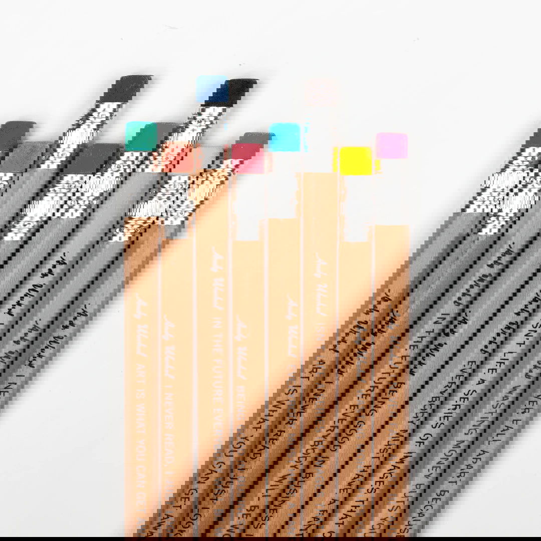 Andy Warhol Philosophy Pencil Set - Public Mercantile