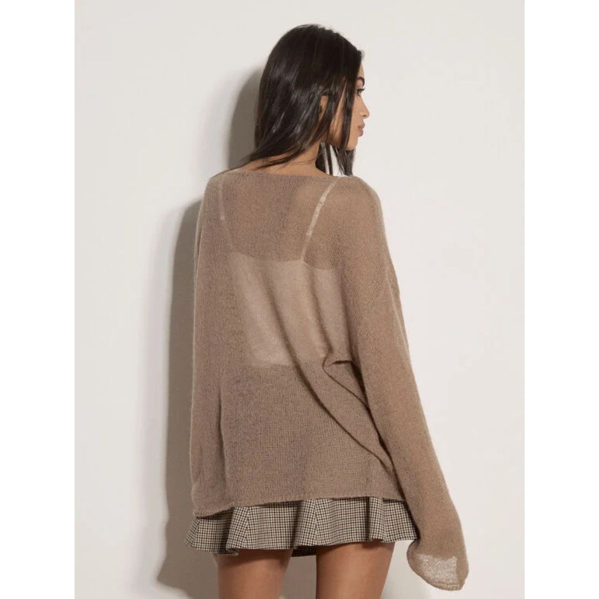 Oversized Mohair Sweater — Camel - Public Mercantile