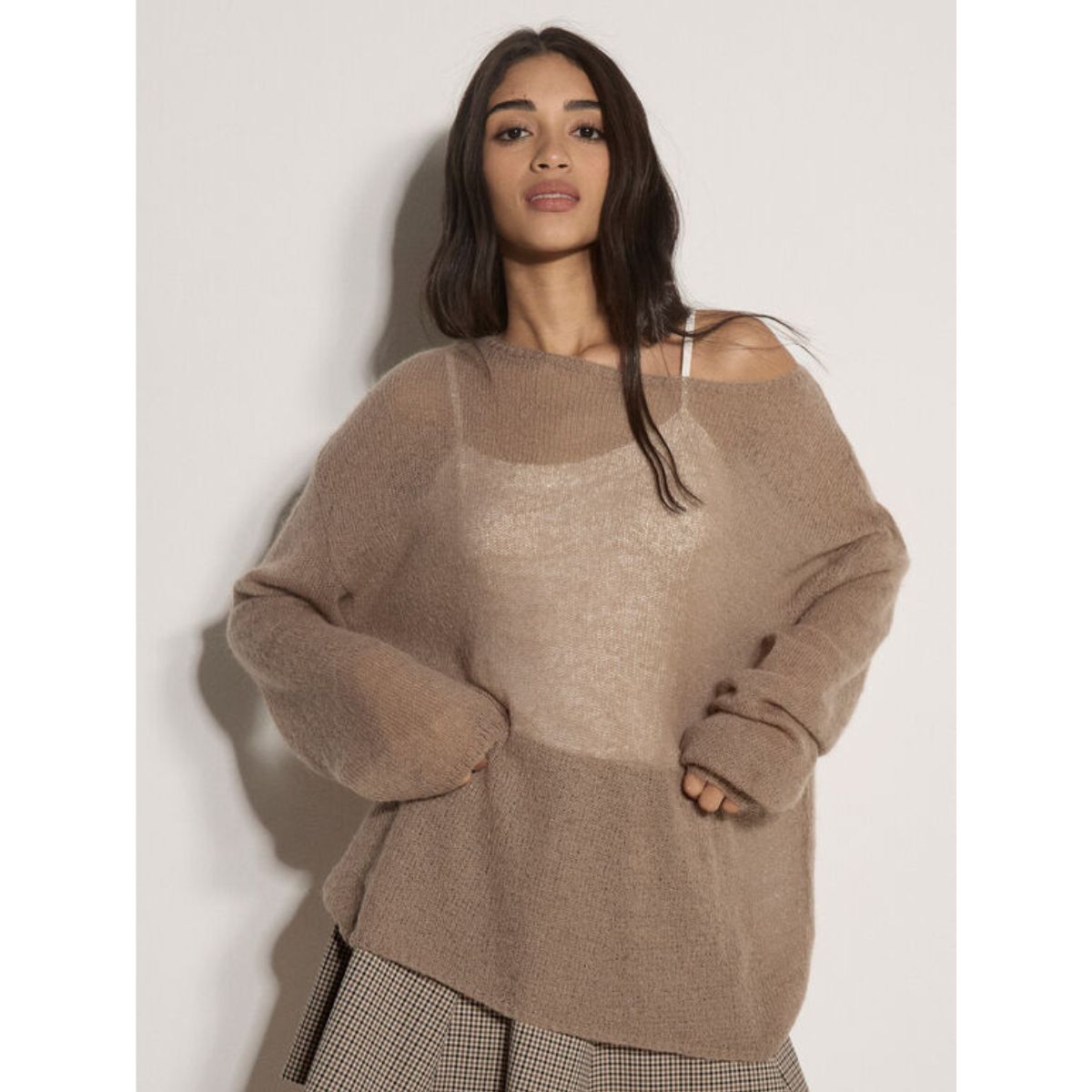 Oversized Mohair Sweater — Camel - Public Mercantile