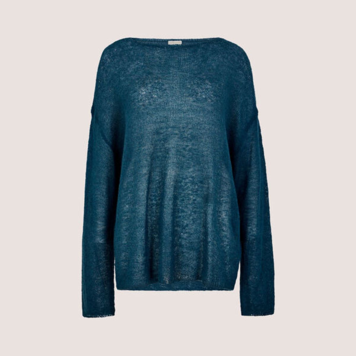 Oversized Mohair Sweater — Teal - Public Mercantile