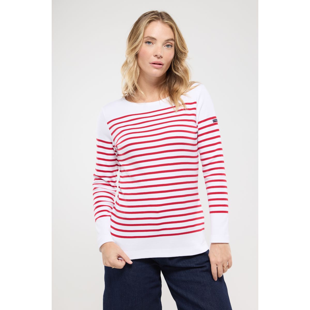 Armor-lux Original Marinière - White/Red