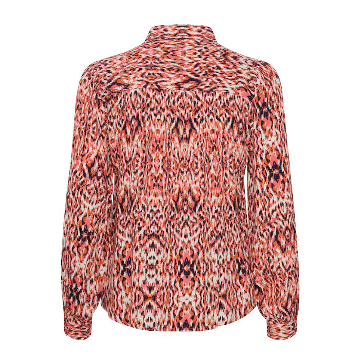 Atelier Rêve Amie Ikat Long-Sleeve Blouse - Public Mercantile