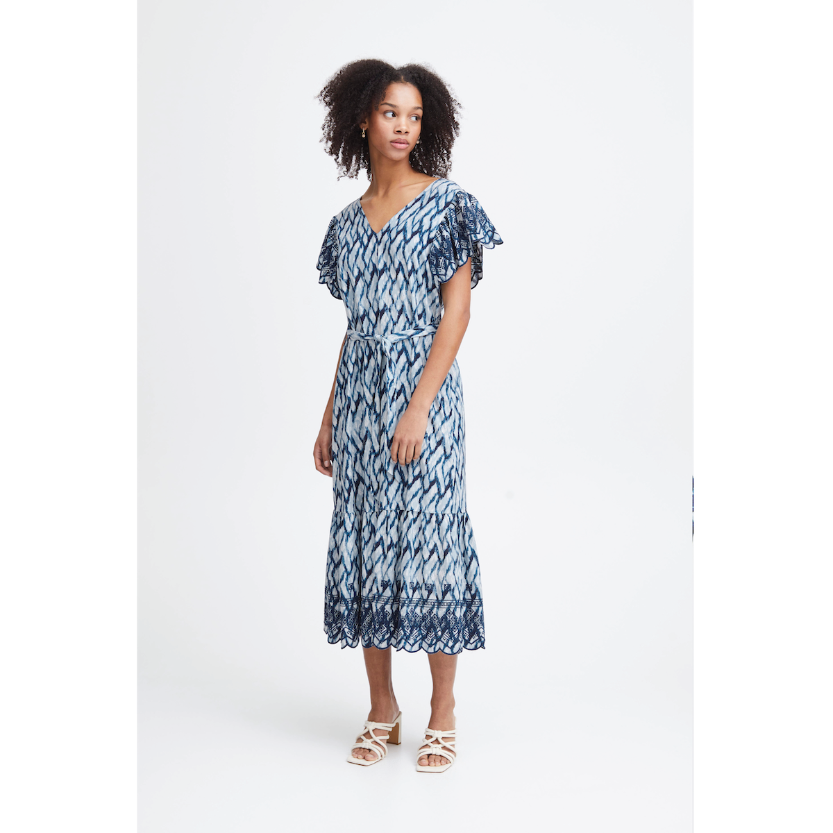 Atelier Rêve Nellio Waterline Print Dress - Public Mercantile