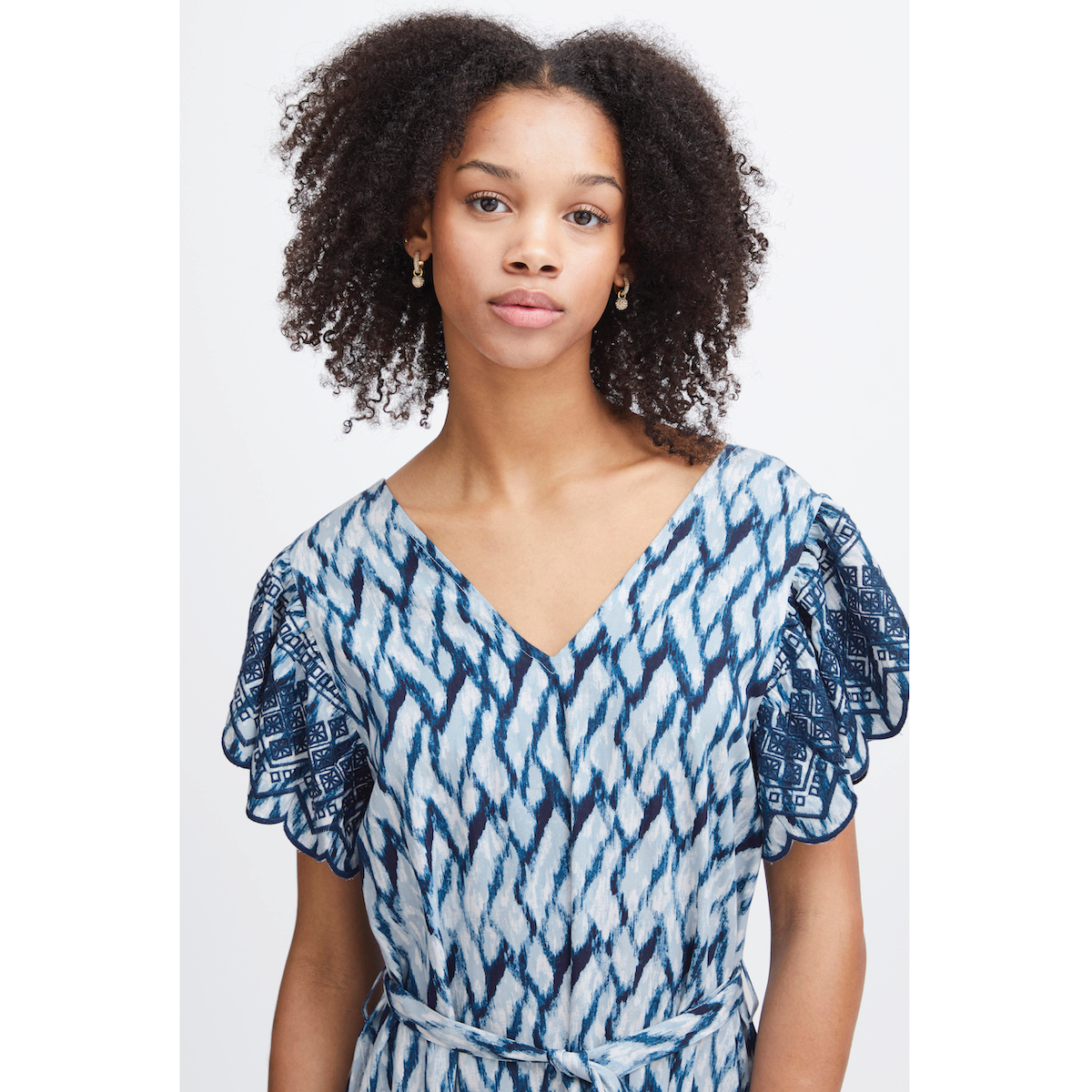 Atelier Rêve Nellio Waterline Print Dress - Public Mercantile