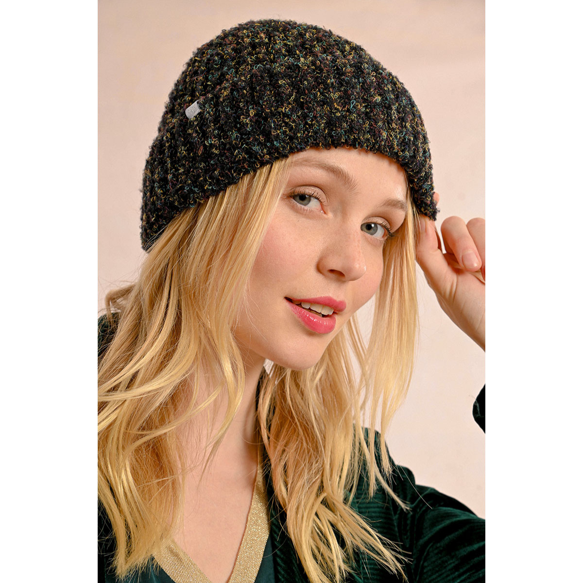 Heathered Terry Knit Toque