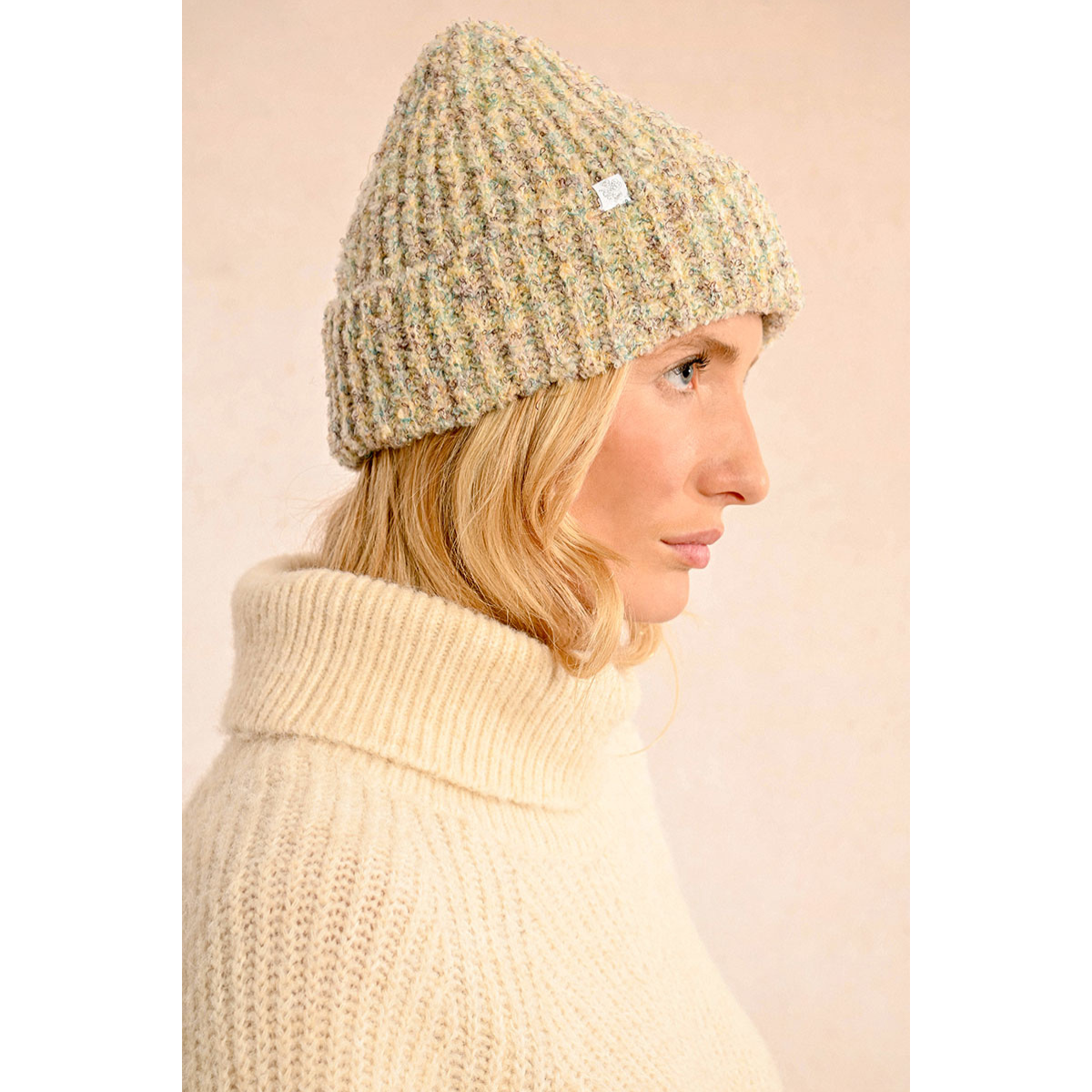 Heathered Terry Knit Toque