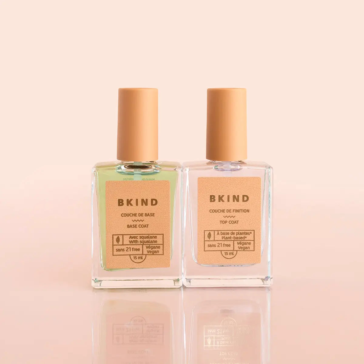 BKIND Manicure Pack Duo — Base & Top Coat - Public Mercantile