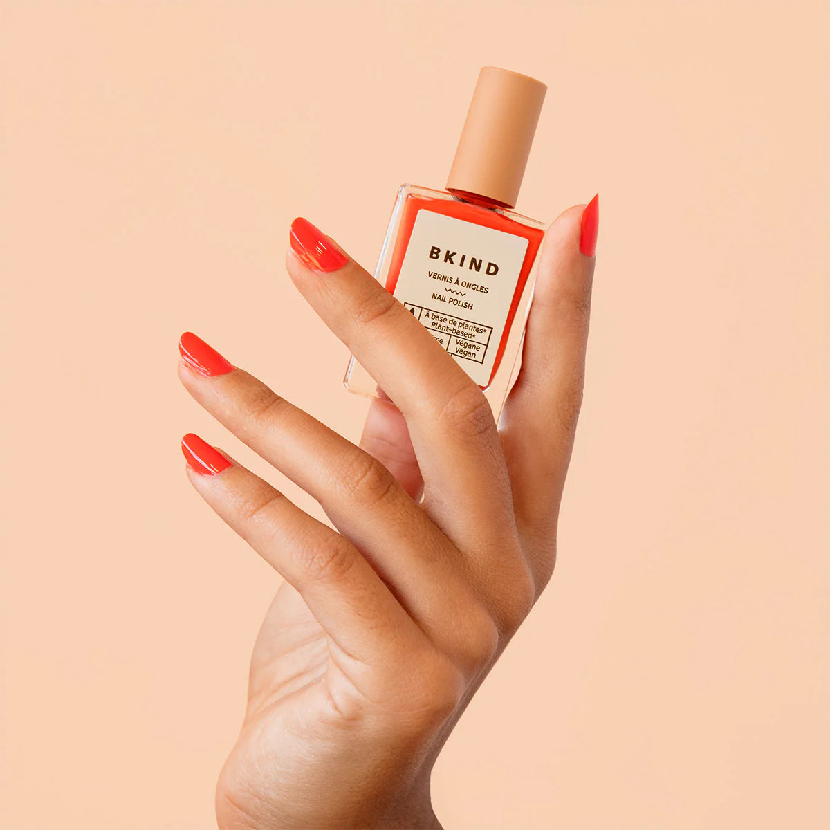 BKIND Plant-Based Nail Polish — Sunburn - Public Mercantile