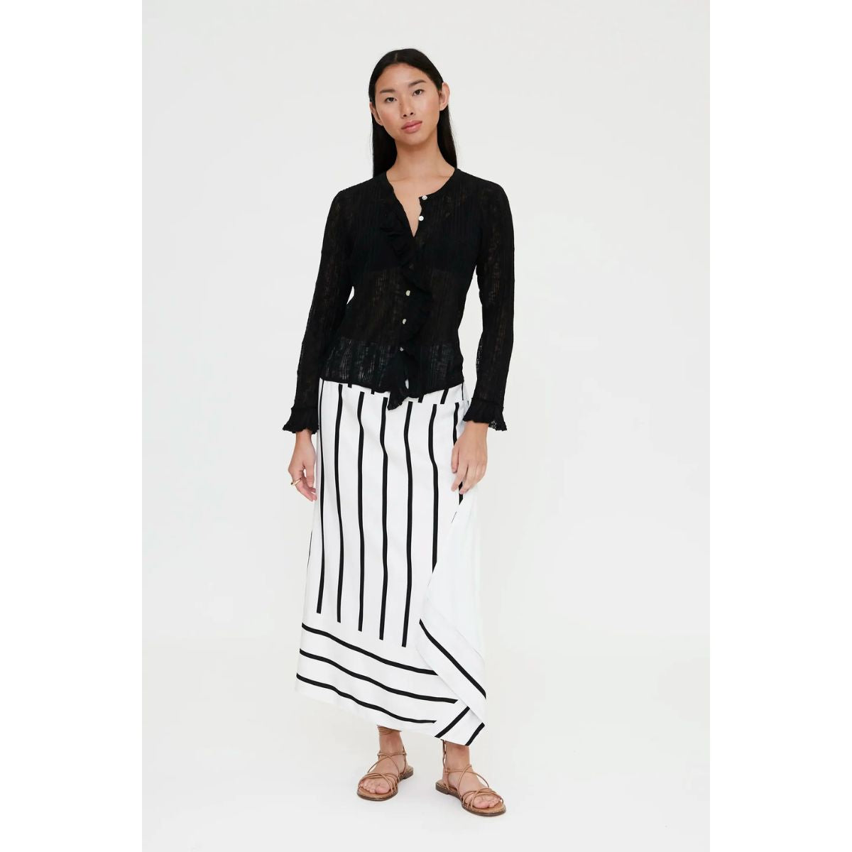 Black Sheer Cardigan — Wild Pony - Public Mercantile
