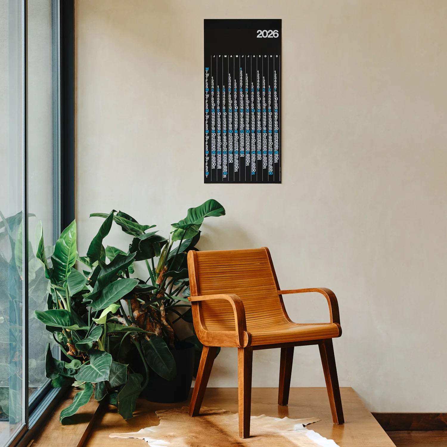 Stendig V 2026 Calendar — Black