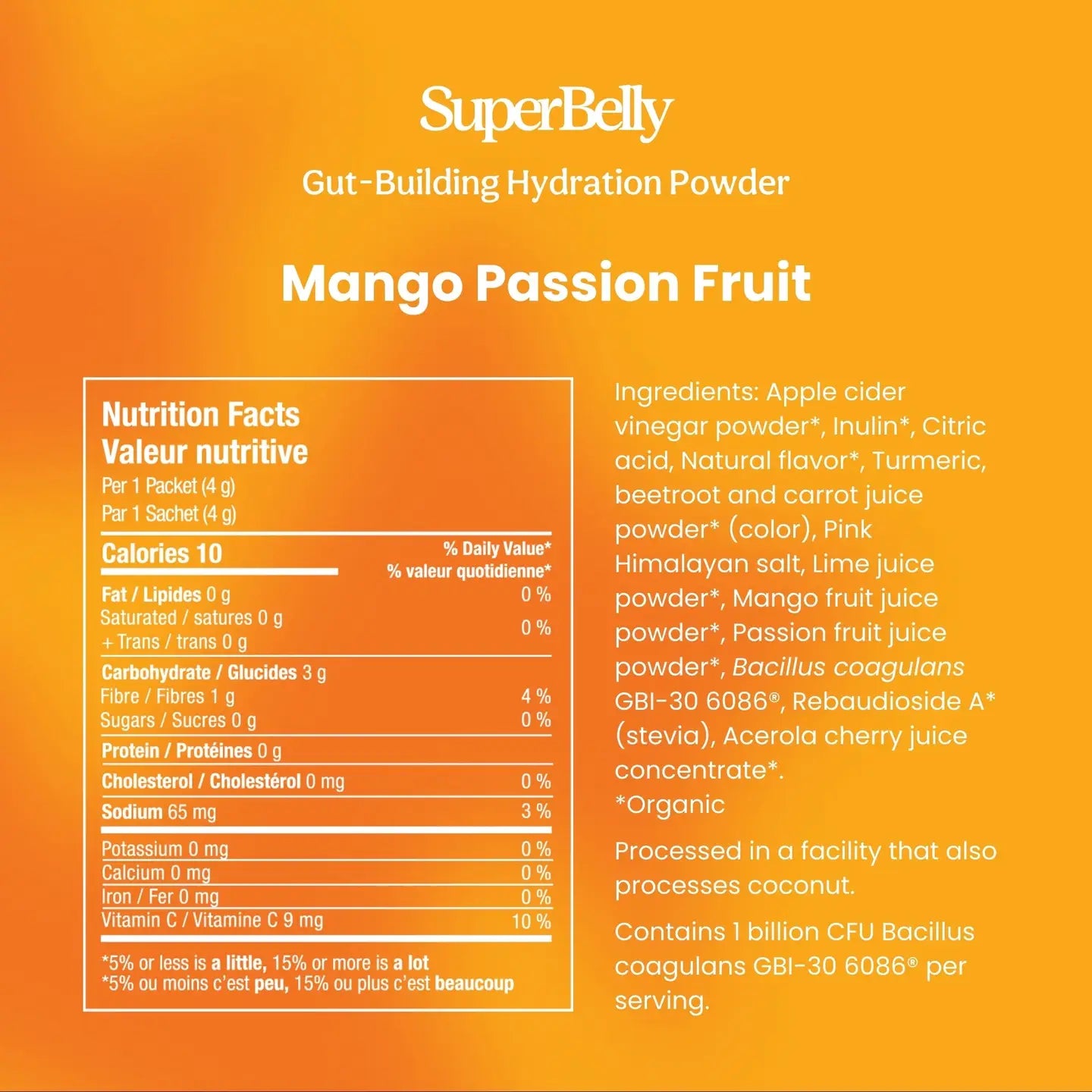 Blume SuperBelly Hydration Powder — Mango Passion Fruit