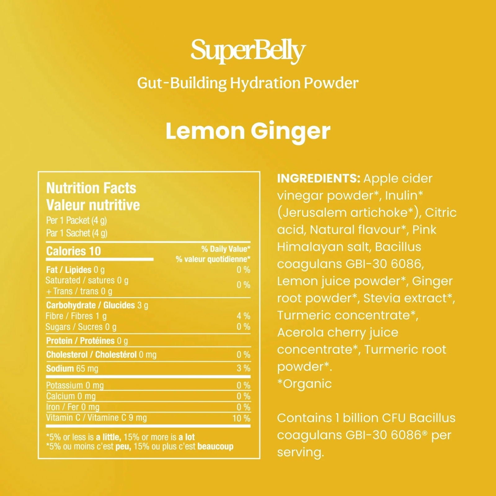Blume SuperBelly Hydration Powder — Lemon Ginger - Public Mercantile