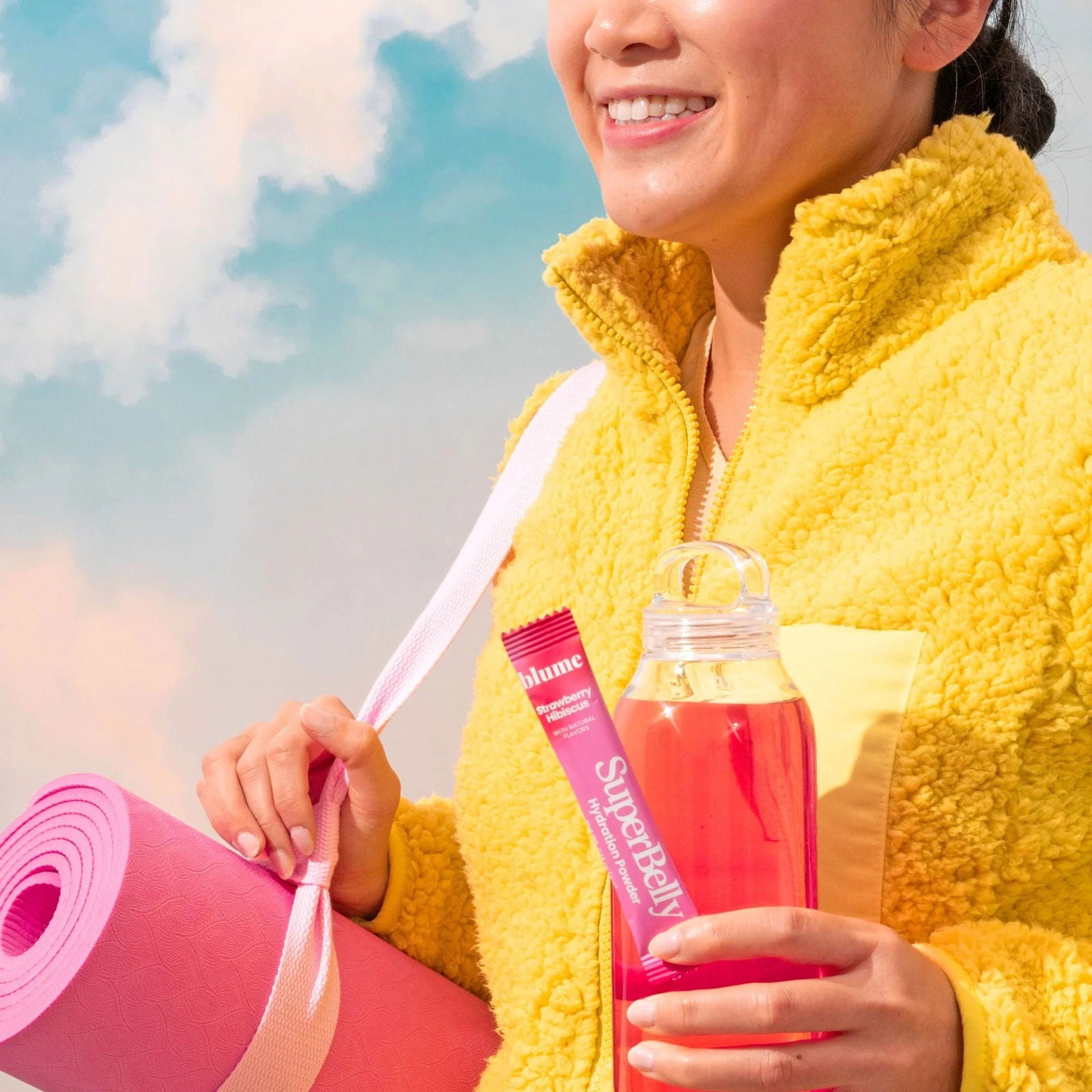 Blume SuperBelly Hydration Powder — Strawberry Hibiscus - Public Mercantile
