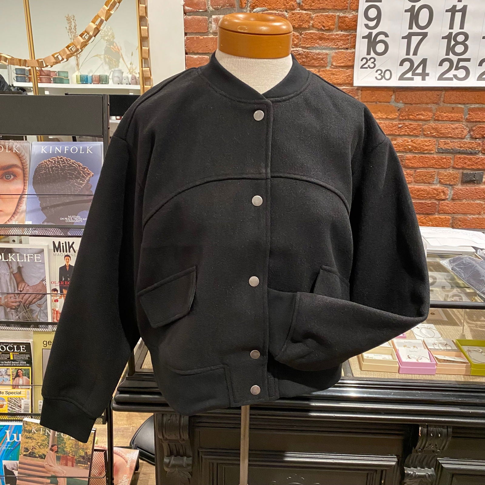 Bomber Jacket — Black - Public Mercantile