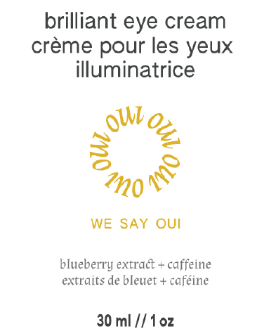 Brilliant Eye Cream – We Say Oui - Public Mercantile