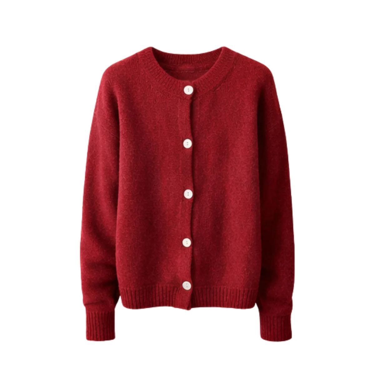 Reyna Soft Alpaca Cardigan — Dark Cherry - Public Mercantile