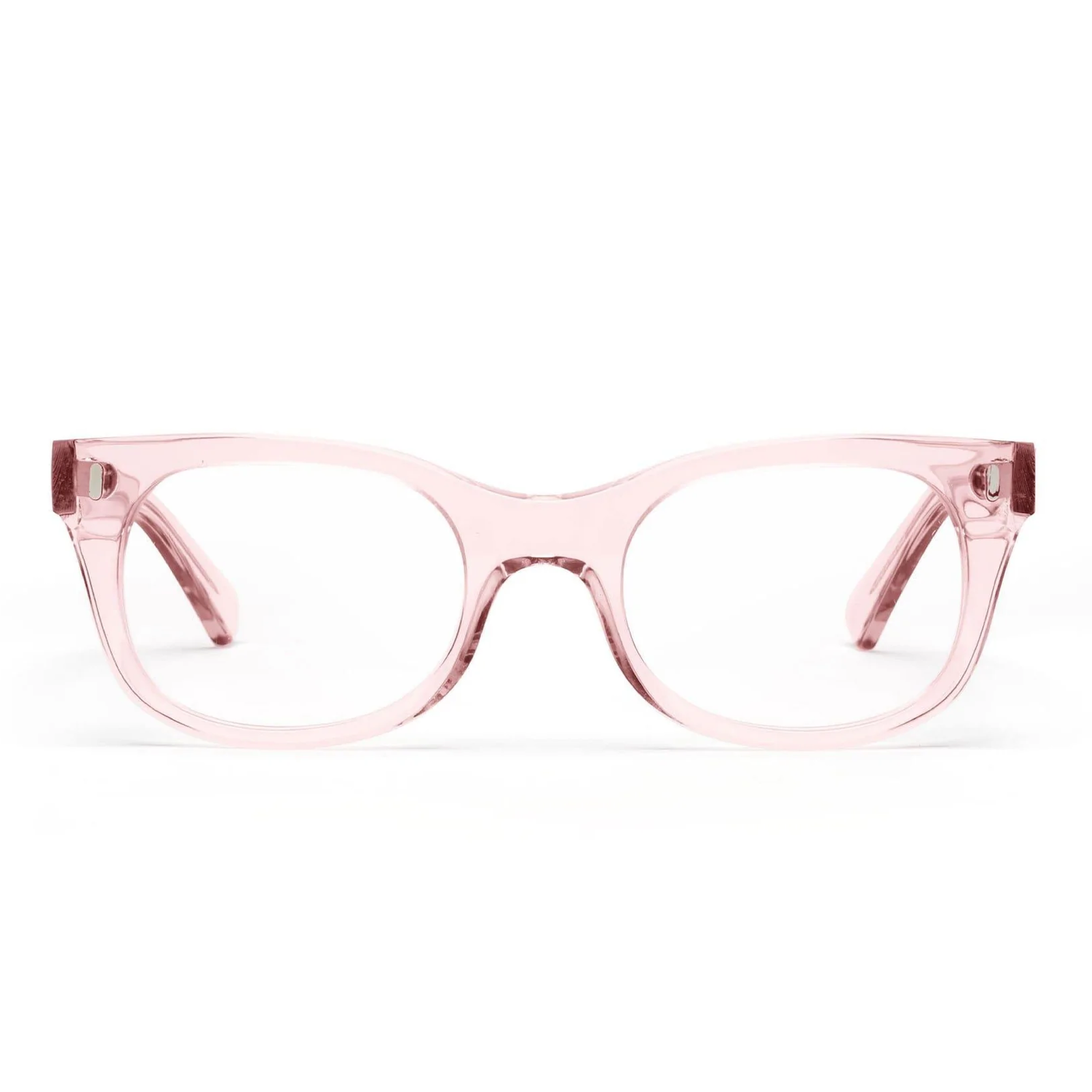 Caddis Bixby Reading Glasses - Polished Clear Pink - Public Mercantile