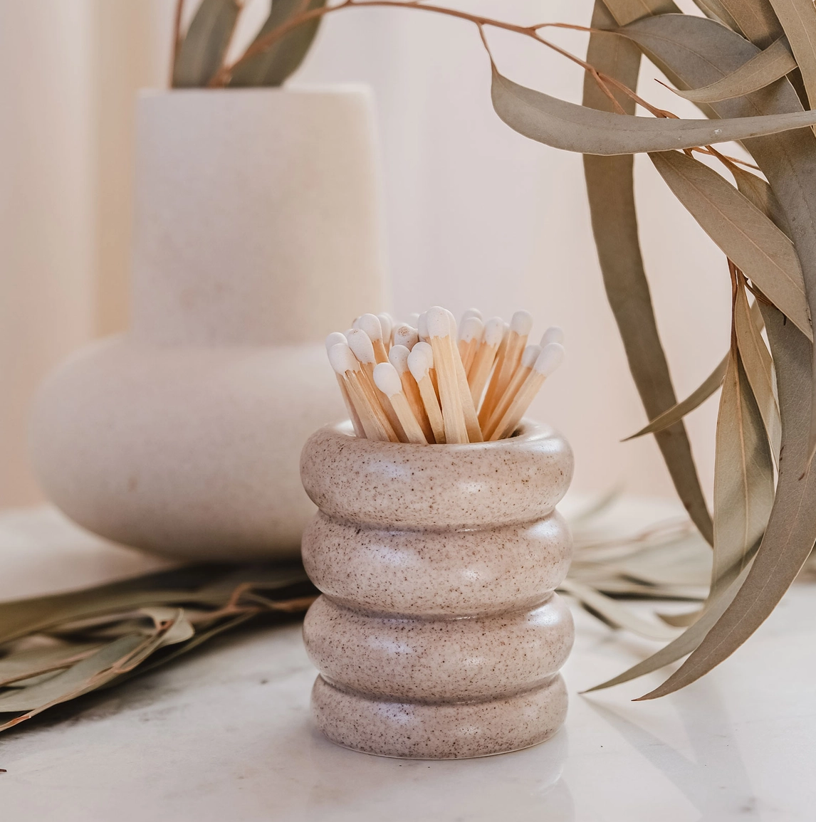 Ceramic Match Pot - Public Mercantile