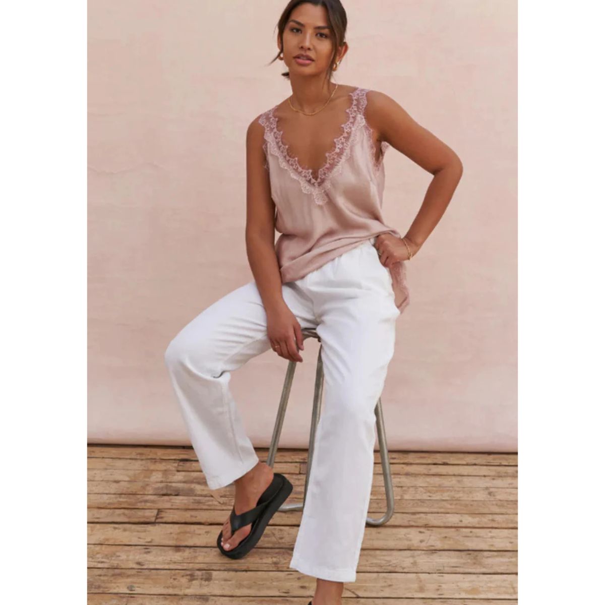 Solange Camisole — Blush - Public Mercantile
