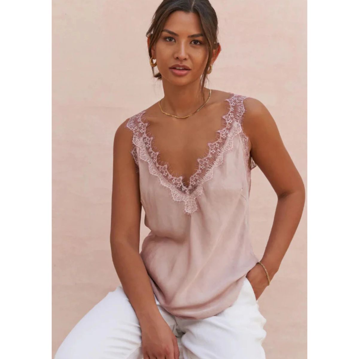Solange Camisole — Blush - Public Mercantile