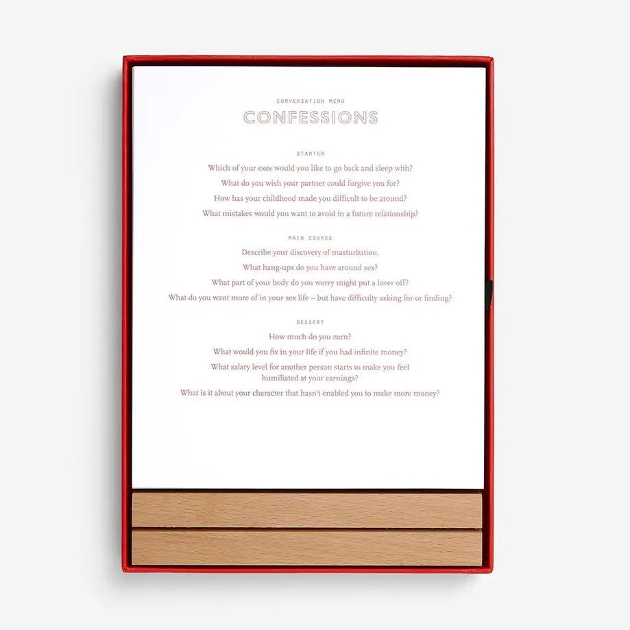 Conversation Menus Card Game - Public Mercantile