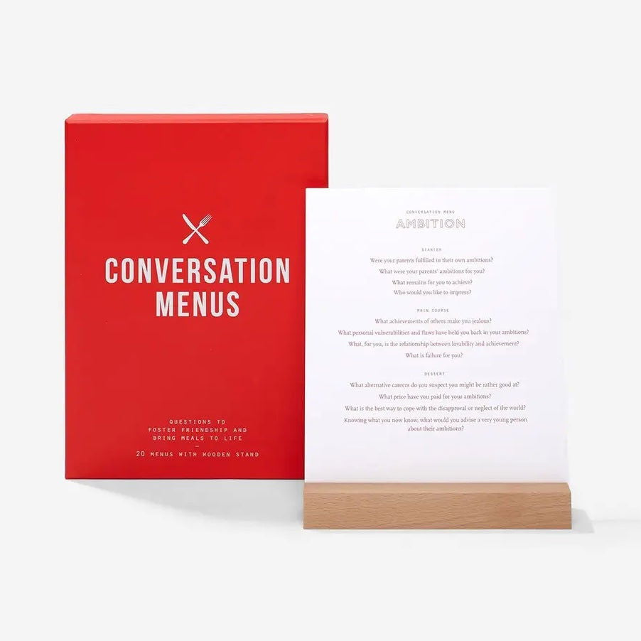 Conversation Menus Card Game - Public Mercantile