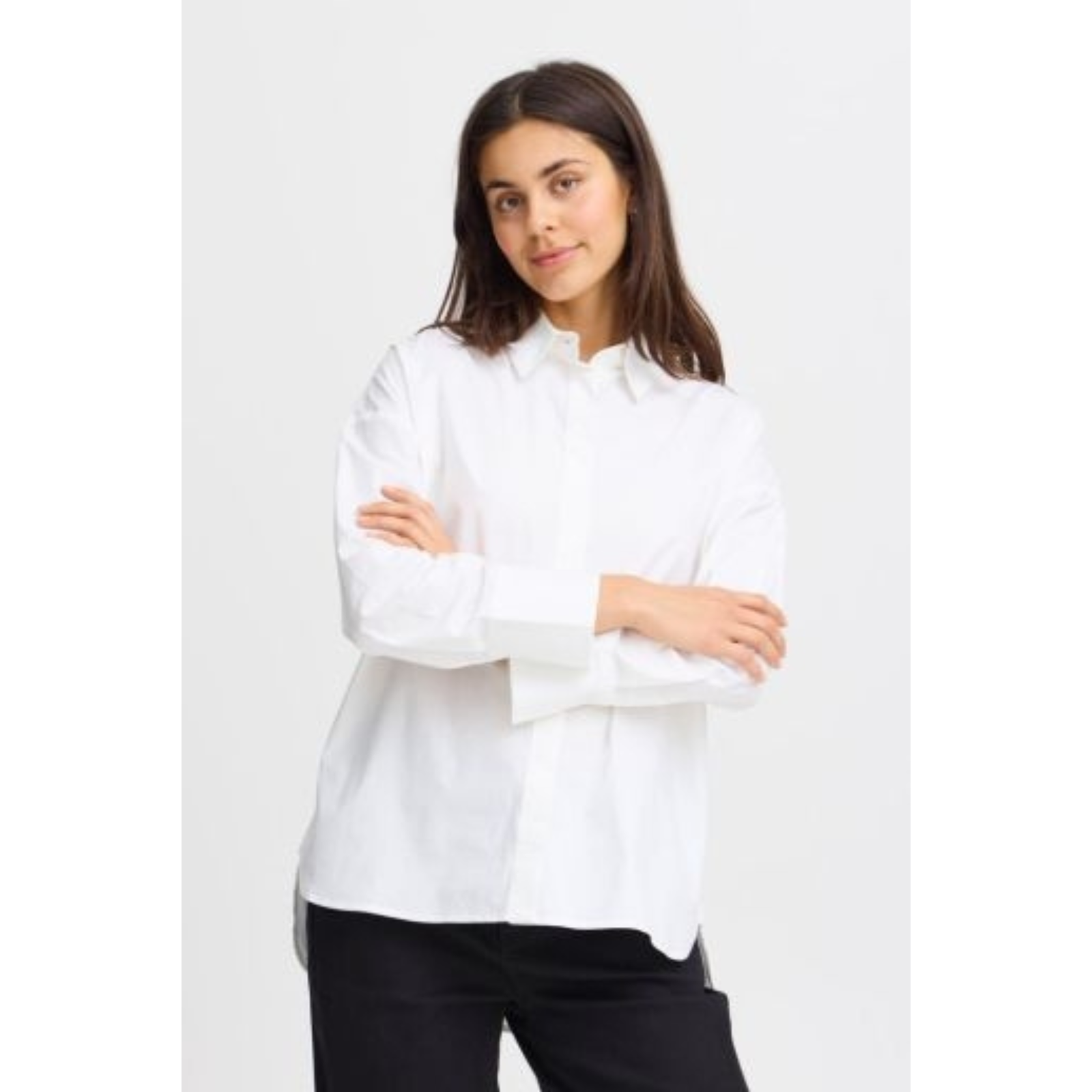 Cotton Button-up Shirt — Blanc - Public Mercantile