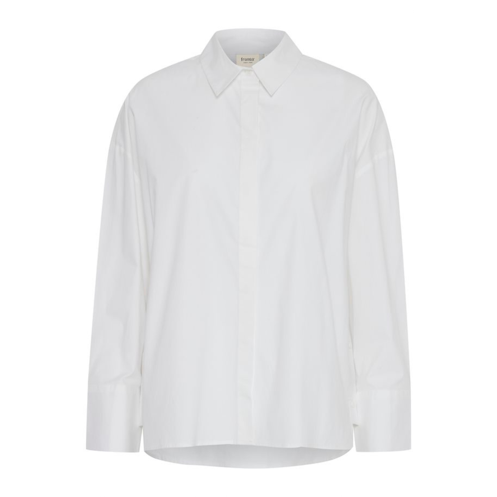 Cotton Button-up Shirt — Blanc - Public Mercantile